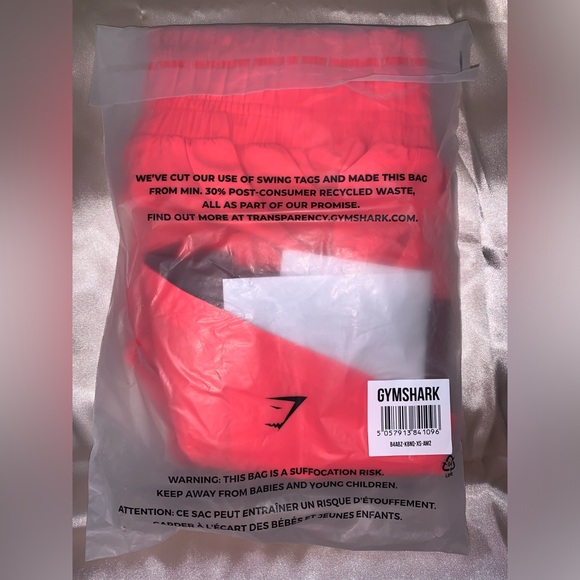 GYMSHARK Women’s XS Running 2-in-1 Shorts Fluo Bold Pink/Magenta Brown- NWT - Picture 9 of 9